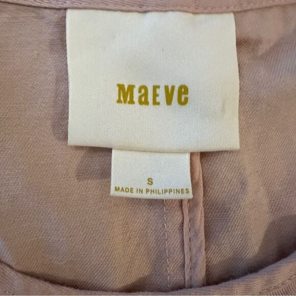 Maeve Camellia drop waist dress in blush pink - Picture 4 of 7